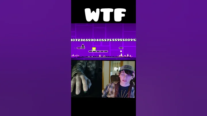 Geometry Dash: Stereo Madness wtf moment #shorts