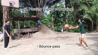 Activity 3: Basic skills in basketball 
