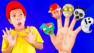 finger family mummy dino wolf kids songs nursery rhymes