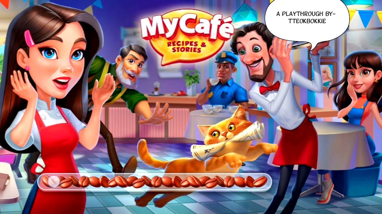 My Café-Restaurant game (A playthrough by TTEOKBOKKIE+ With voiceover)