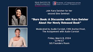 Kara Swisher - Burn Book Discussion Moderated by Audie Cornish