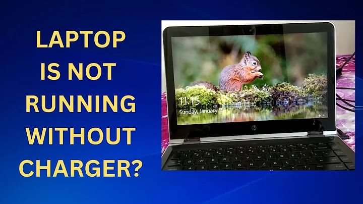 How To Fix Laptop Only Works When Plugged In With Charger