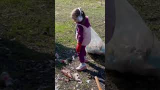 Эко квест. Собираем с детьми мусор в парках города.