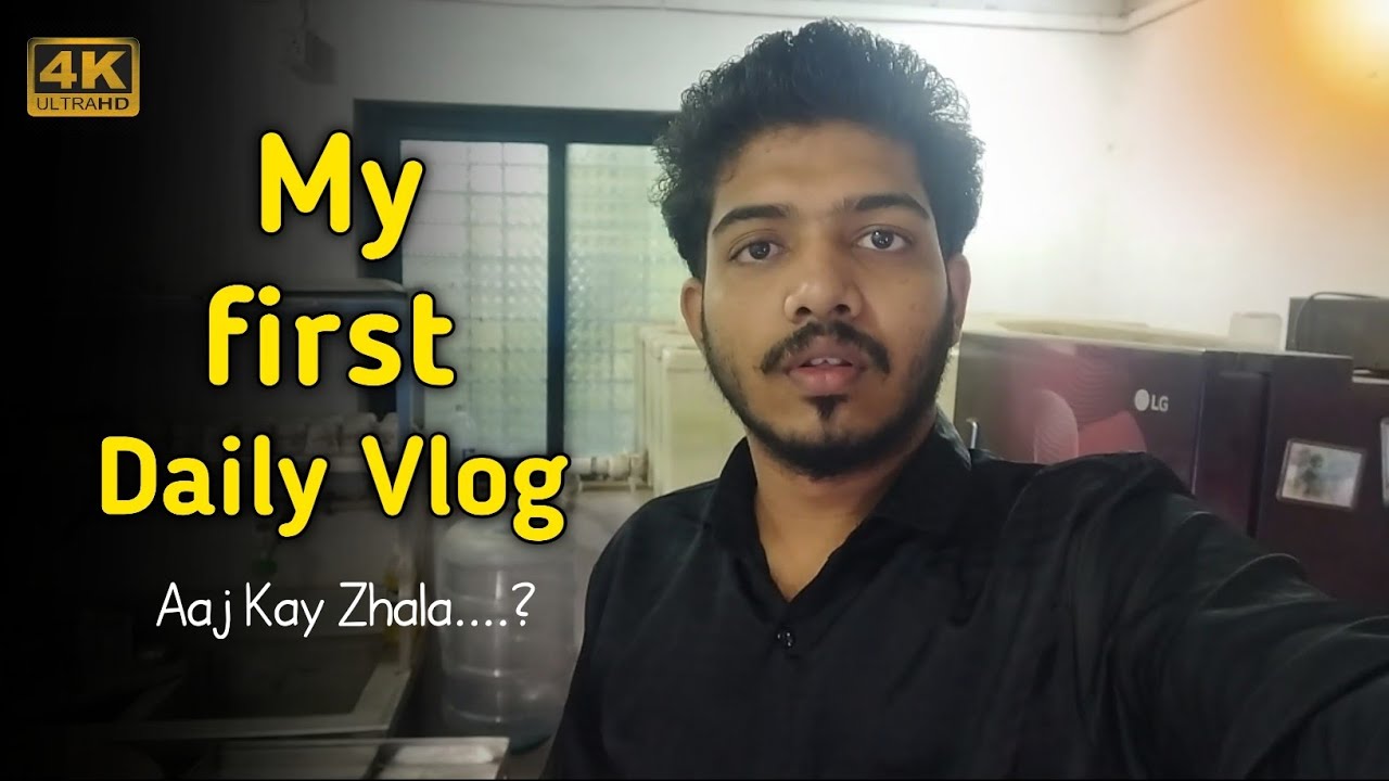 My First Daily Vlog | A New Beginning | Marathi Vlogger Life - YouTube