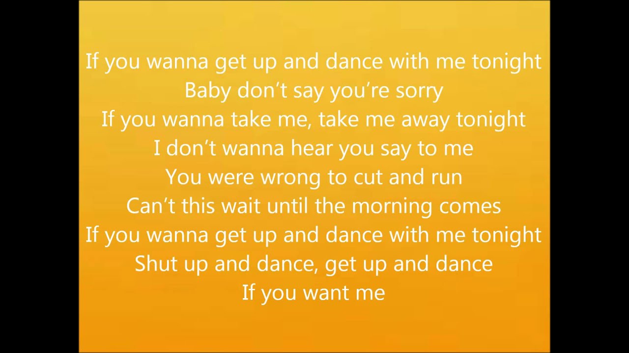 Shut Up And Dance With Me Tekst Shut Up And Dance Victoria Duffield lyrics on screen - YouTube