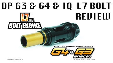 TechT L7 H.E. (HIGH Efficiency) Bolt for the Dangerous Power G3 and IQ Paintball Markers