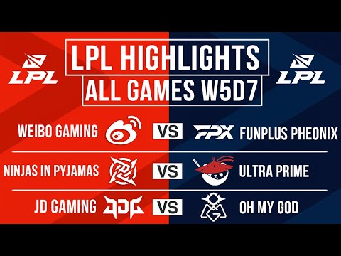 LPL Highlights ALL GAMES Week 5 Day 7 | LPL Spring 2024