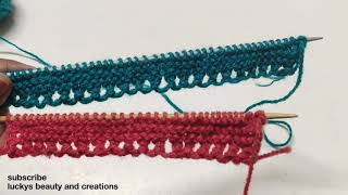 बुनिऐ नया आसान बोर्डर डिजाइन 5मिनट मे सीखोगे,latest knitting border for sleeves of cardigan,sweater