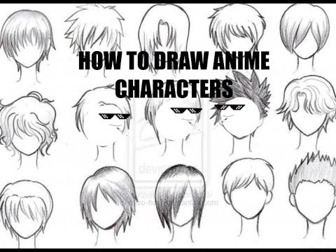 HOW TO DRAW ANIME CHARACTERS - YouTube