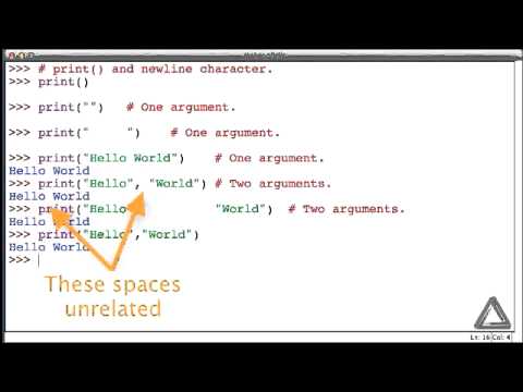 olie Potentiel Desværre Unit 1 Video 3: print() and the newline Character - YouTube