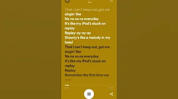 Iyaz Replay Lyrics Lyrics Replay Iyaz 