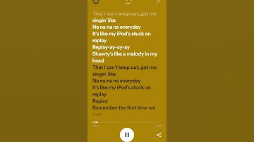 Thumbnail of Iyaz - Replay (lyrics)#lyrics #replay #iyaz