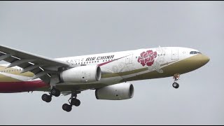 SPECIAL LIVERY | Air China 'Purple Gold' A330-243 Landing at Melbourne Airport - [B-6075]