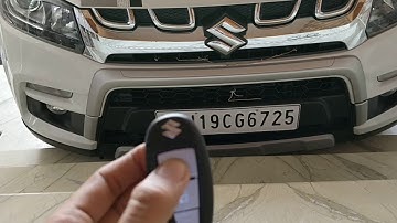 Maruti smart key hidden features | Mute lock and unlock sound in Vitara Brezza, swift, baleno, ciaz