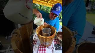 Homemade chocolate ice cream so rich and creamy, it’ll melt your mind 🍫🔥 #BentleyBBQ
