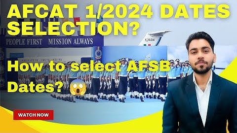 How to select AFSB interview dates? |AFSB Date Selection| Complete Details 🇮🇳 #afcatdates #afsbdate
