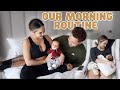 Our REALISTIC Morning Routine with A Newborn Baby… *6 AM*