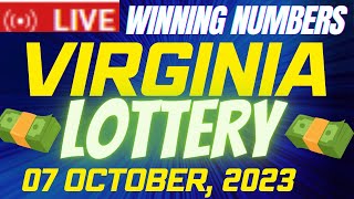 Virginia Night Lottery Results Oct 07 2023 - Pick 3