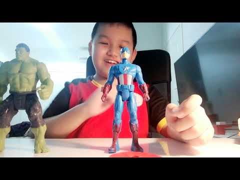 ตั้งใจ รีวิวของเล่น โมเดลซุปเปอร์ฮีโร่2ตัว(hulkเเละ กัปตันอเมริกา)