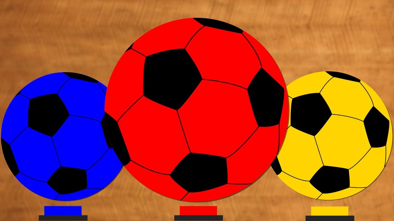 Soccer Ball Colors Kids Videos Learning Colors YouTube