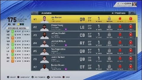 2020 Custom Draft Class Vs 7 | Madden 20 | PS4 | Pre-Combine