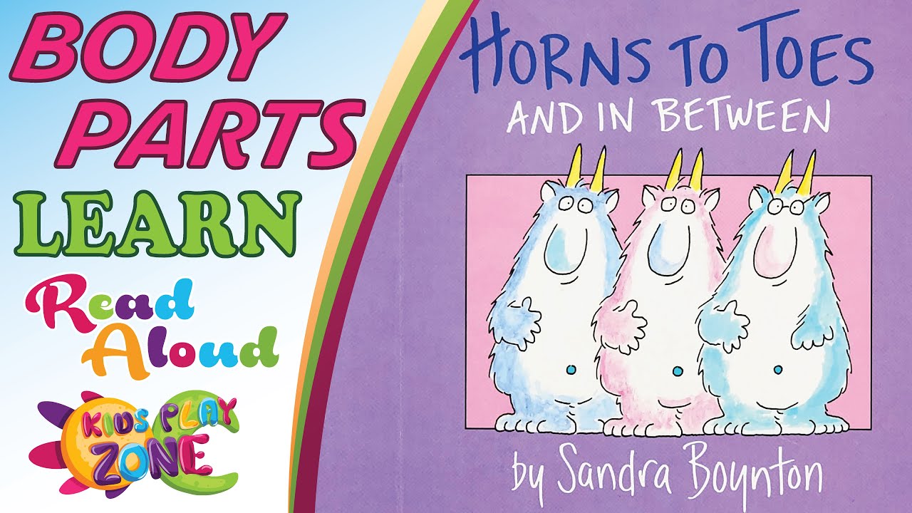 Learn Body Parts with Cute Monsters in Horns To Toes READ ALOUD Story