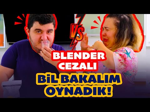 Bu Karışımı İçmek İmkansız! Blender Cezalı Bil Bakalım Oynadık! Midemizi Zorlayan Oyun!