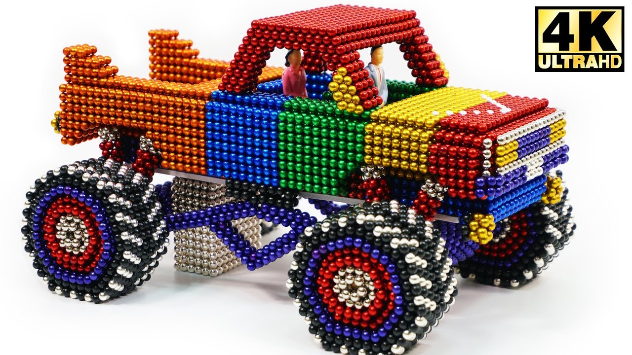 DIY How To Make Monster Truck with Balls Satisfaction 100
