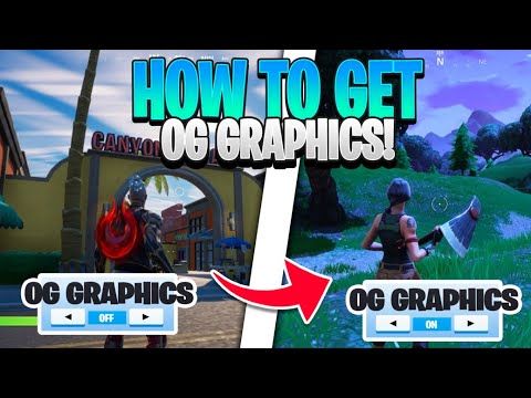 How To Get OG Fortnite Graphics On Console! (Works on Xbox & Playstation!)