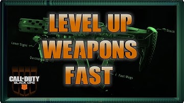 HOW TO LEVEL UP WEAPONS FAST IN BLACK OPS 4
