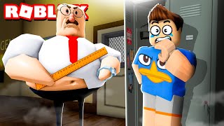 ESCAPE DO POLICIAL GORDÃO NA PRISÃO PERIGOSA DO ROBLOX!! (BARRY'S PRISON  RUN) 