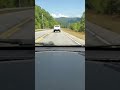 Drive through Nantahala National Forest NC