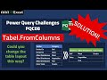 PQC08 | Power Query Challenge Solution | Change Table Layout | M-CODE