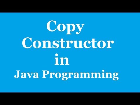 Copy Constructor in Java | what is copy constructor in java?| Call by reference