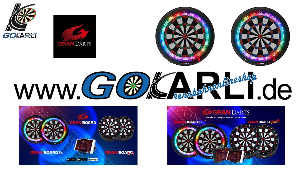 Gran Darts GranBoard 3s Bluetooth 4.0 Dartautomat Elektronik Dartboard Turnierausführung