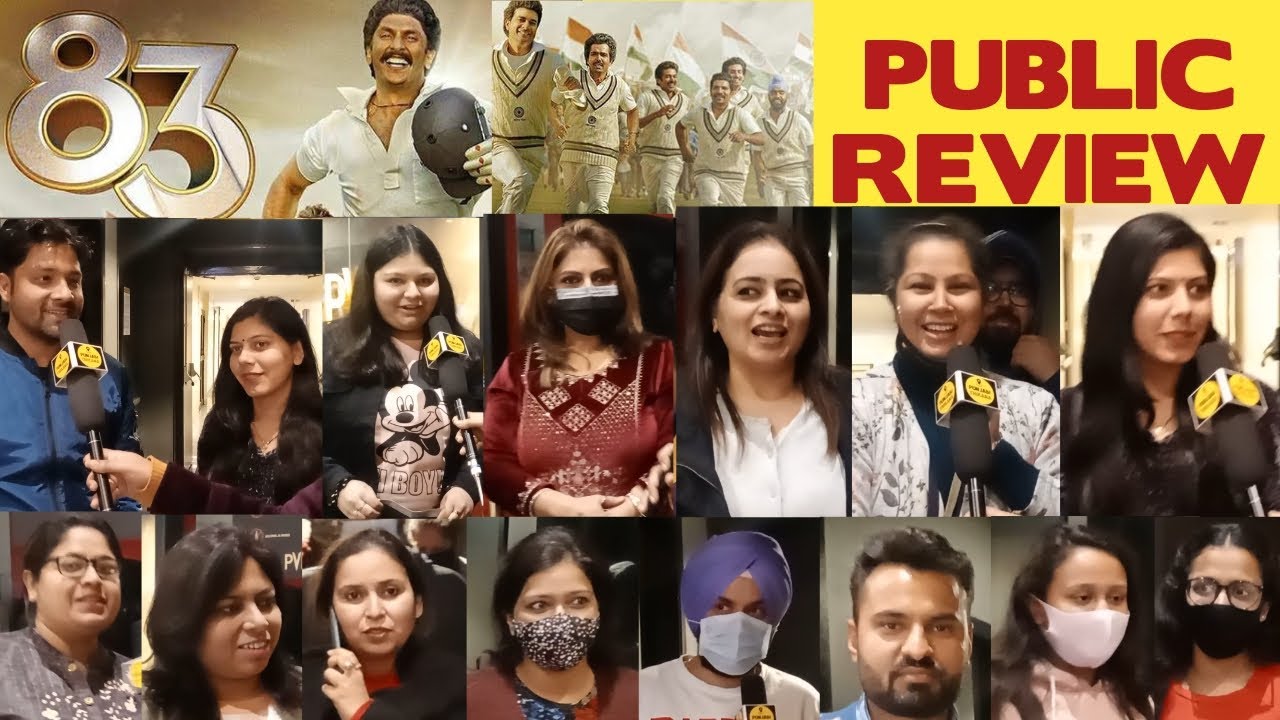 83 Movie Public Review | 83 Public Reaction | Ranveer Singh | Ammy Virk | Deepika Padukone | Harrdy