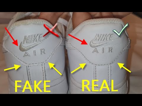 Nike Air Force 1 real vs fake review. How to spot fake Nike Air Force 1 all white in 2021