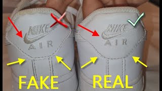 How To Spot Fake Nike Air Force 1 Low White Sneakers – LegitGrails