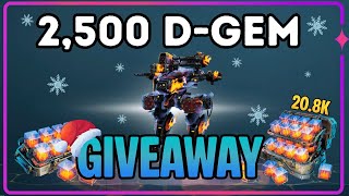 Huge 2,500 D-Gem Giveaway 20.8K Subs War Robots