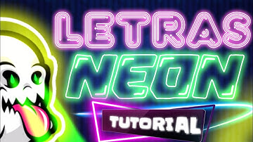 🔱 Como hacer el EFECTO/LETRAS NEON en tu Android/Celular🧪 - TUTORIAL en PS TOUCH/Pixellab 2021 👻