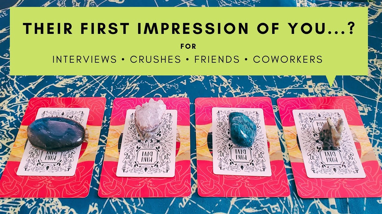 ✨FIRST IMPRESSION OF YOU✨ Ask about ANYONE! - Tarot Pick a Card
