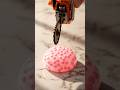 Mini chainsaw cutting Slime #shorts #shortsfeed  #asmr  #miniature #oddlysatisfying #relaxing