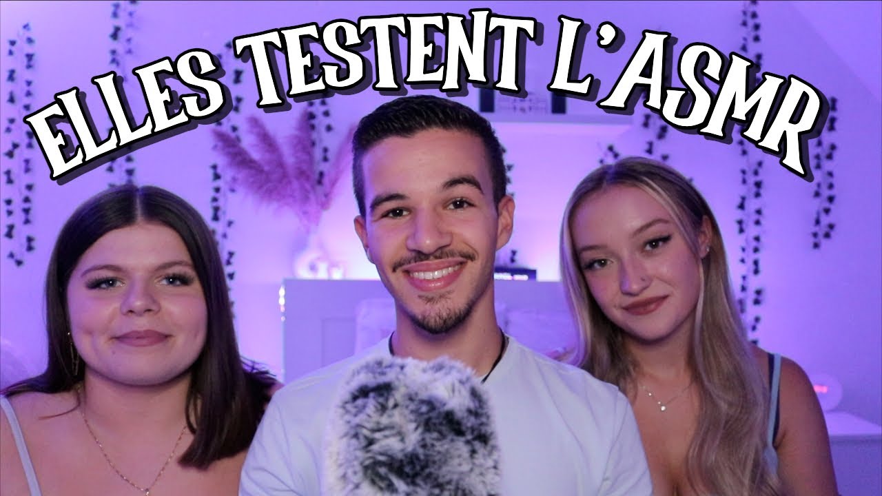 Mes amies testent l'ASMR pour la première fois 🤣 (c'est très marrant)