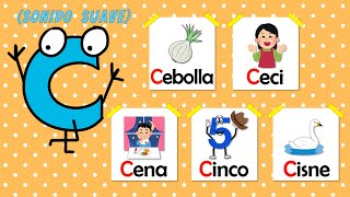LETTER C (SOFT SOUND) EASY 🌀 LEARN TO READ SYLLABLES AND WORDS / EDUCATIONAL VIDEOS FOR CHILDREN. screenshot 5