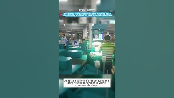 Efficiency increases! Intelligent weighing scan code sorting machine, so that logistics speed leap