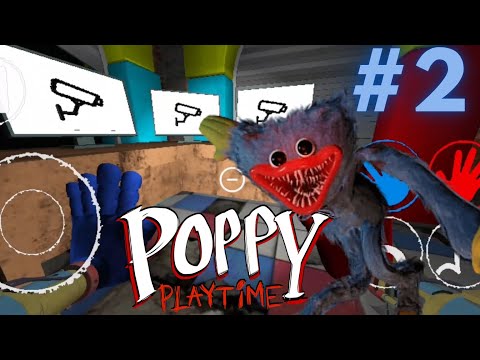 Fugindo do huggy Wuggy!! e zerando o poppy playtime: security!!! (Poppy Playtime security:Chapter 1)