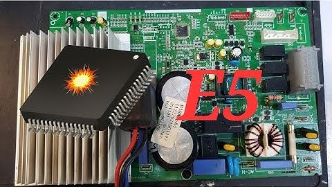 PEL Dawlance DC inverter AC E5 error code AC PCB #432