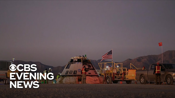 Boeing's Starliner returns to earth after mission is cut short