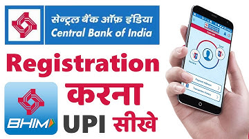 Central bank Bhim Cent UPI registration kaise Kare || central bank upi registration