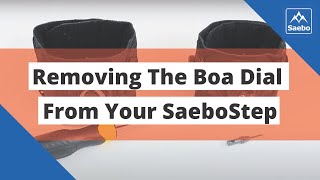 Removing The Boa Dial From Your SaeboStep
